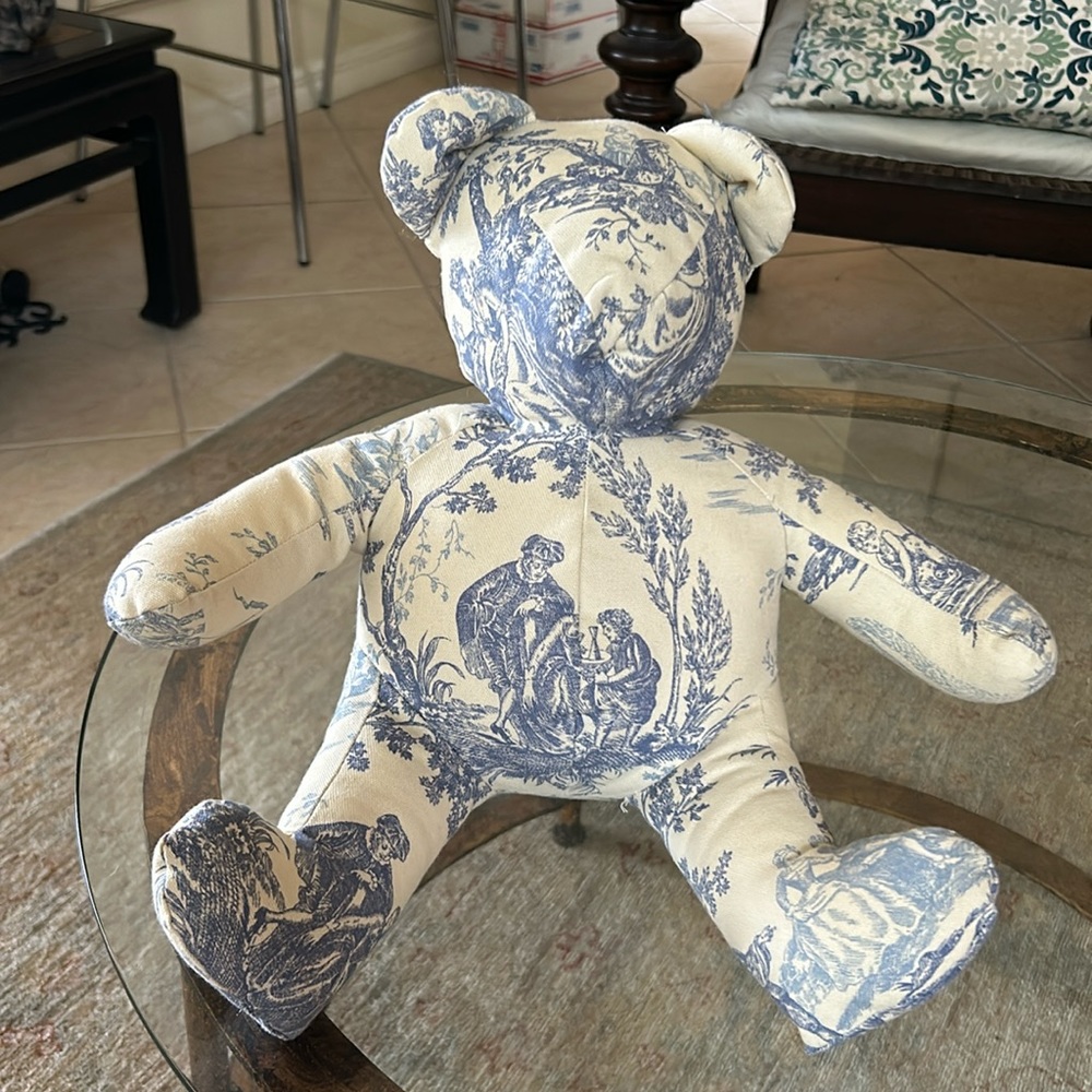 French print Teddy Bear